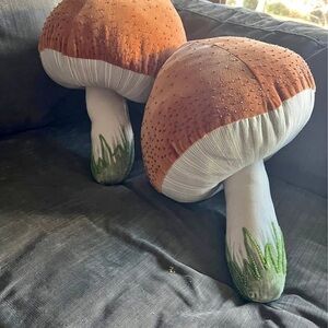 John Derian Mushroom Pillow